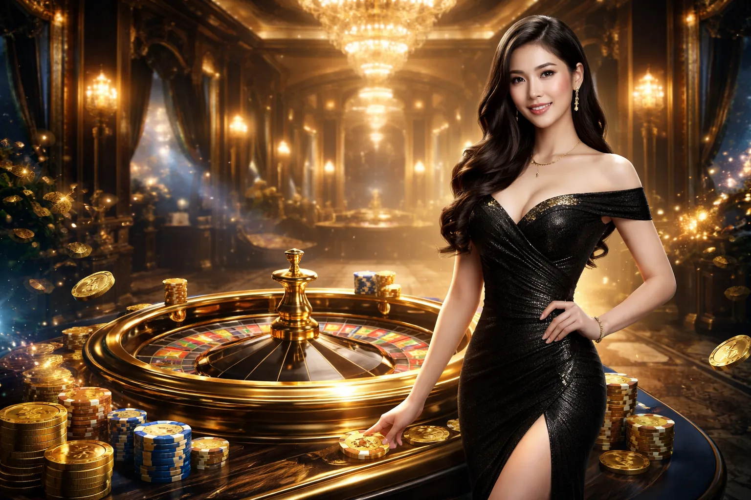 Sân vận động bóng chuyền sôi động